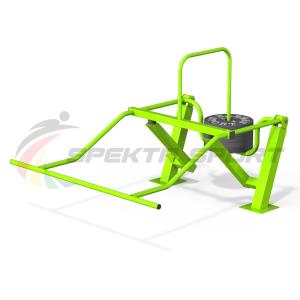 Купить Уличный силовой тренажер для комбинированного жима на верхнюю и нижнюю часть тела, мышцы кора в Стерлитамаке 